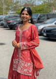 Rusty Long Shirt Lehnga