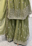 Short-Anarkali with Sharara