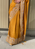 Mustard Yellow Saree