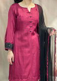 Maroon Salwar Suit