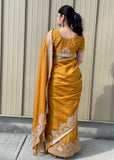 Mustard Yellow Saree