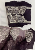 White plum Unstitched Suit