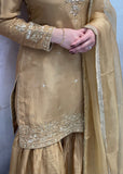 Golden Sharara Suit