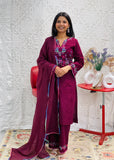 Wine Cotton Suit
