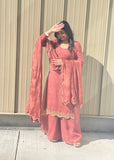 Rust Sharara Suit