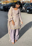 Dusty Lavender Handwork Salwar Suit