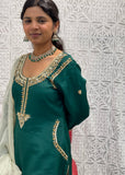 Green Trouser Suit