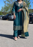 Dark Green Trouser Suit
