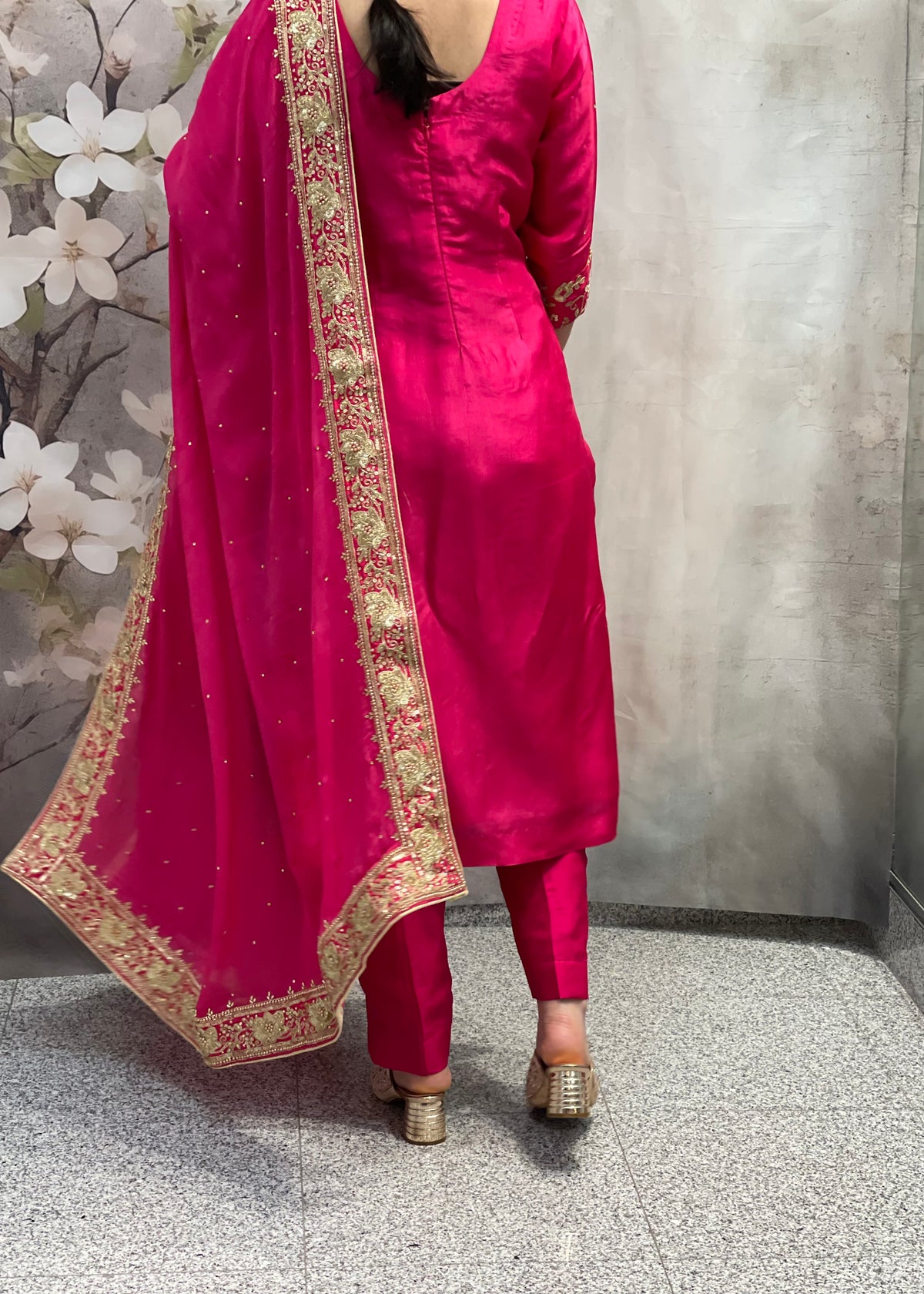 Silk Trouser Suit