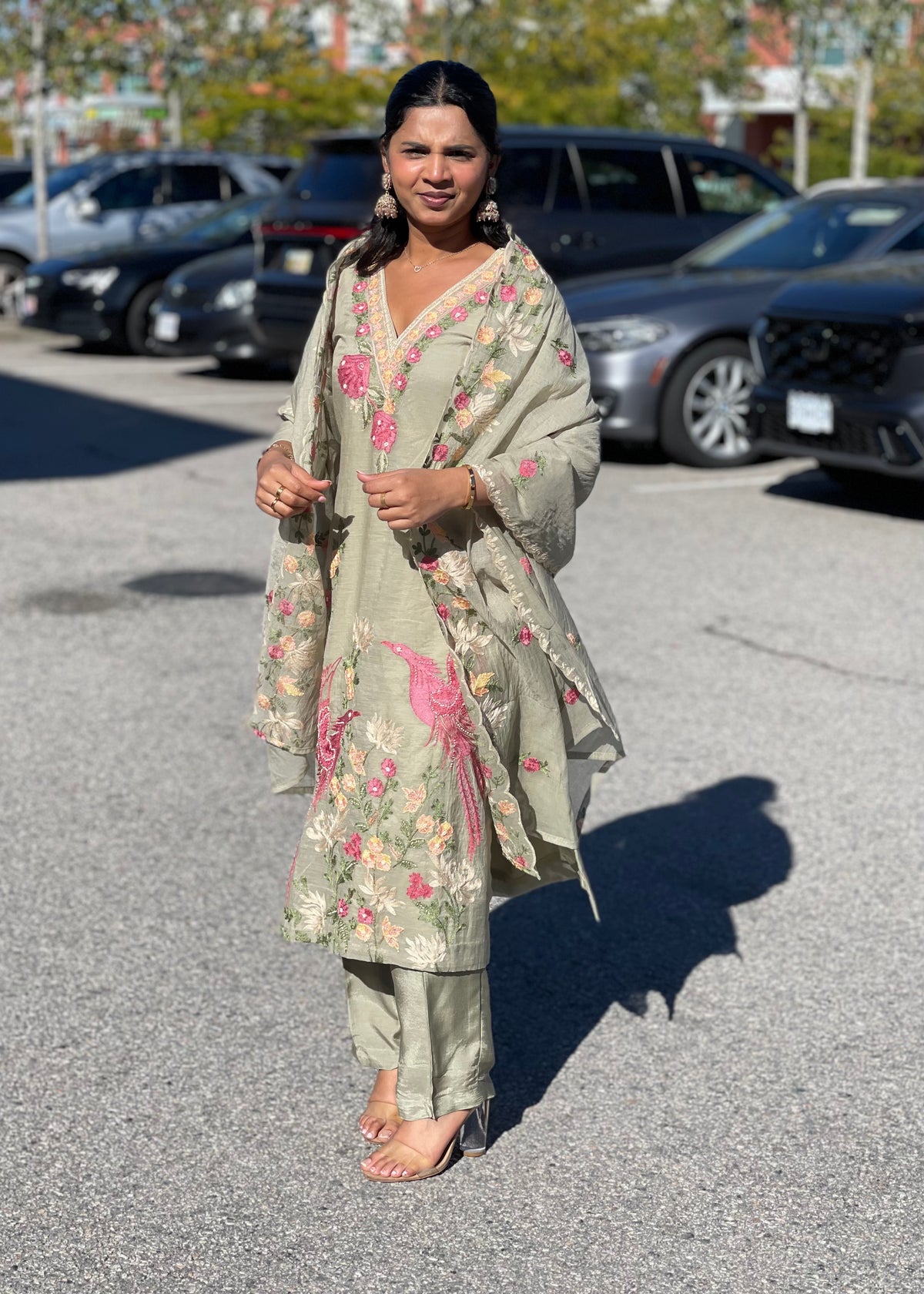Mal Chanderi Trouser Suit