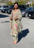 Mal Chanderi Trouser Suit