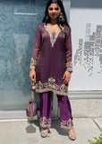 Purple Trouser Suit