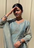 Mirror Work Plazzo Suit