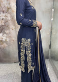 Navy Blue Trouser Suit