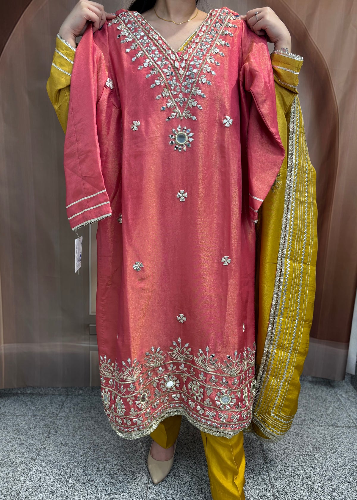 Mirror work Trouser Suit