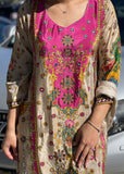 Multicolor Plazzo Outfit