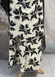 Black White Printed Plazzo Outfit