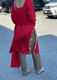 Red Gold Truouser Suit
