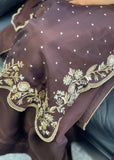 Chocolate brown Sharara Suit