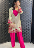 Pink Farshi Salwar Suit
