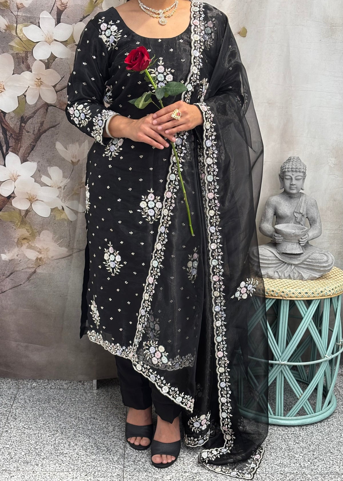 Black Trouser Suit