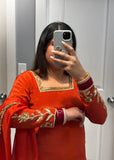 Orange Salwar Suit