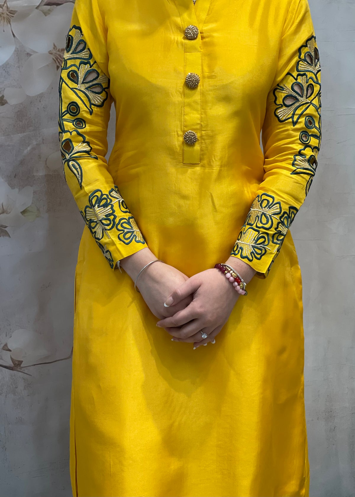 Yellow Trouser Suit