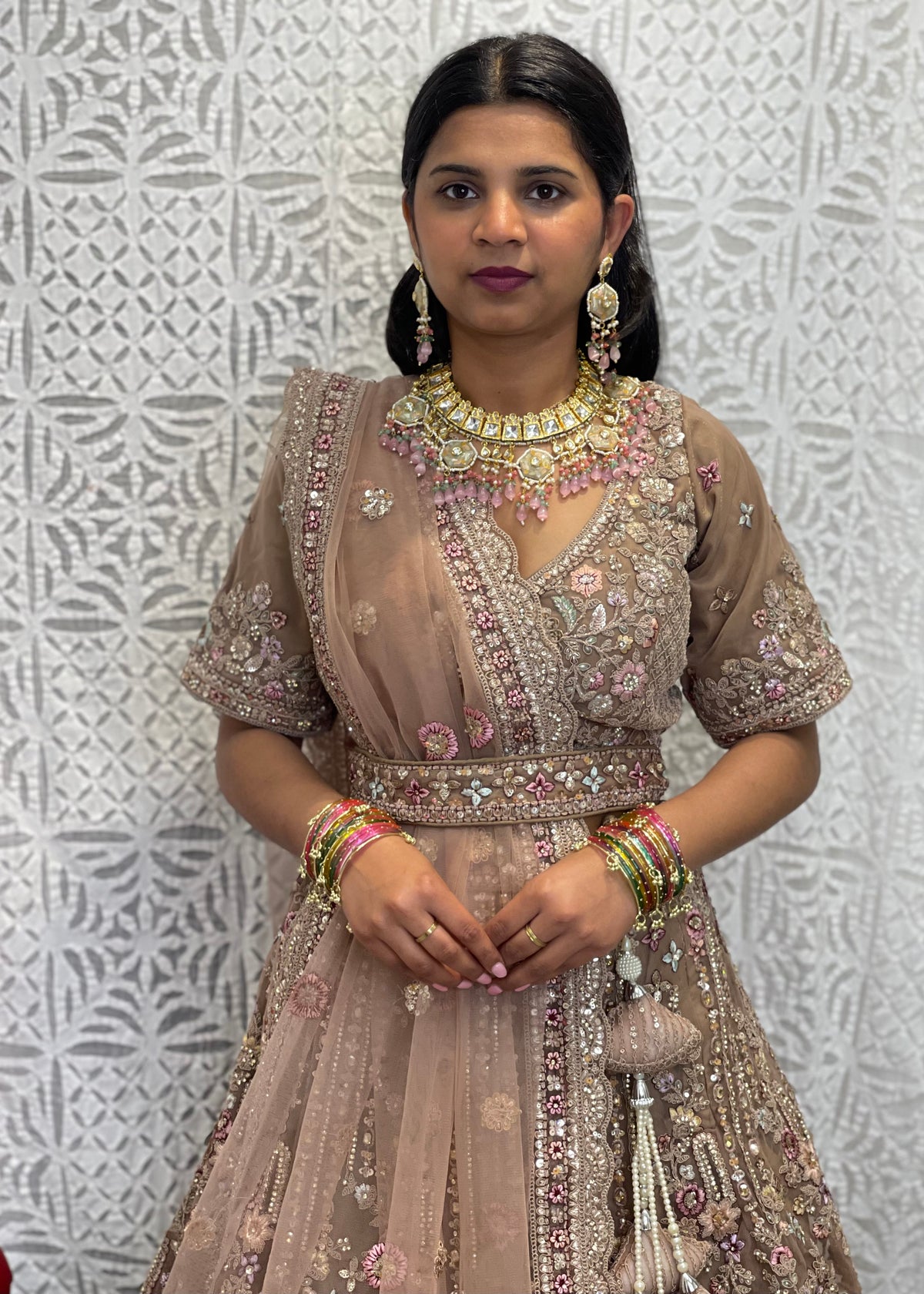 Semi- Bridal Lehnga