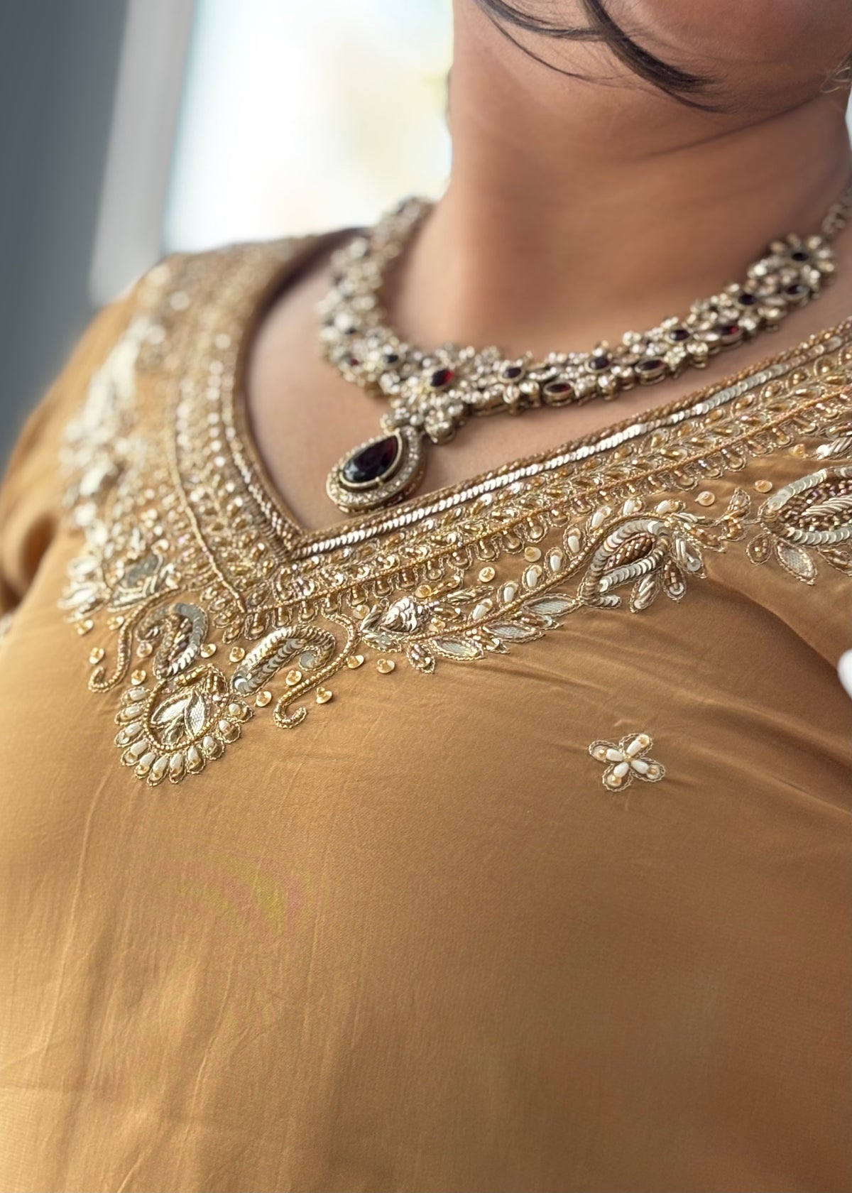 Golden Brown Trouser  Suit