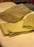 Green Unstitched Suit