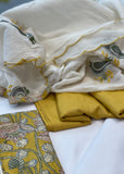 Yellow Bird print suit