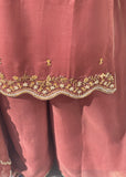 Rust Sharara Suit