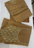 Gold Shimmer Unstitched Suit