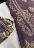 Zari work unstitched suit