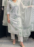 White kurti Set