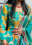 Printed Lehnga with Embroidery