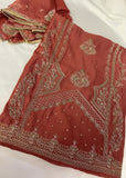 Zari Work Unstitched suit