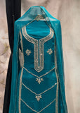 Teal Blue Unstitched Suit