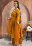 Yellow Anarkali Suit