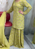 Green Sharara Suit