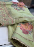 Parrot Shimmer Unstitched Suit