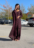 Chocolate Farshi Salwar Suit