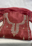 Antique Mauve Unstitched Suit