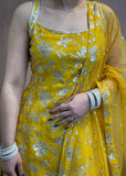 Yellow Sharara suit