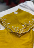 Yellow Unstitched Suit