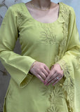 Yellow Farshi Salwar Suit