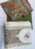 White-Green Unstitched Suit