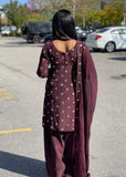 Chocolate Farshi Salwar Suit