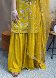 Yellow Sharara suit