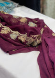 Plum Full Unstitched Suit